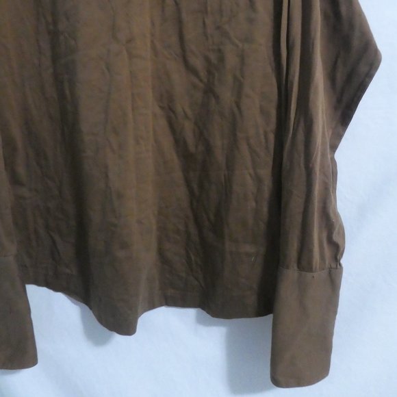 BILL BLASS MENS WEAR | medium | 100% Cotton | Brown Button Down Dress Shirt - Picture 15 of 16
